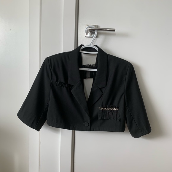 Crop blazer - Picture 1 of 5